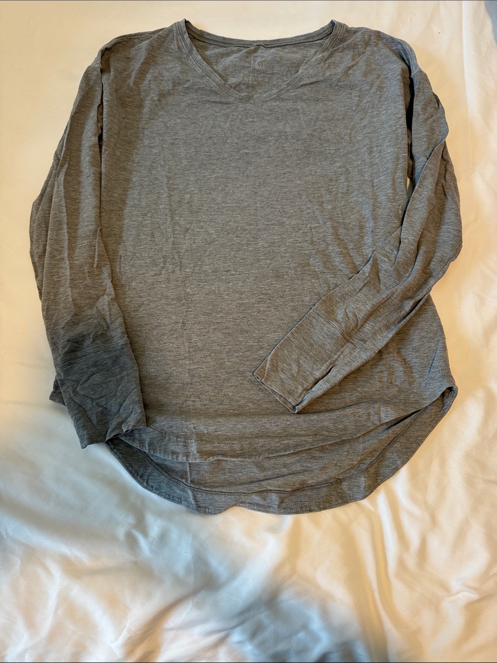 Lululemon Gray Long Sleeve Shirt